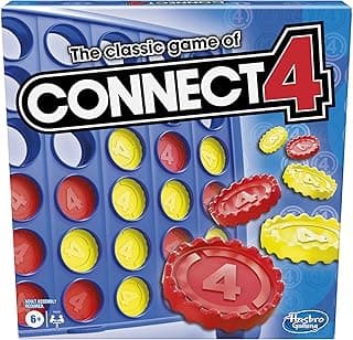 Hasbro Gaming Connect 4 Classic Grid, 4 in a Row Game, Strategy Board Games for Kids, 2 Players for Family and Kids, Easter Gifts for Boys...