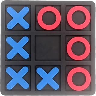 Tic Tac Toe Board Game,Tic Tac Toe Family Game, Classic Board Game, Classical Family Board Game,Children's Tic Tac Toe Game, Plastic t...